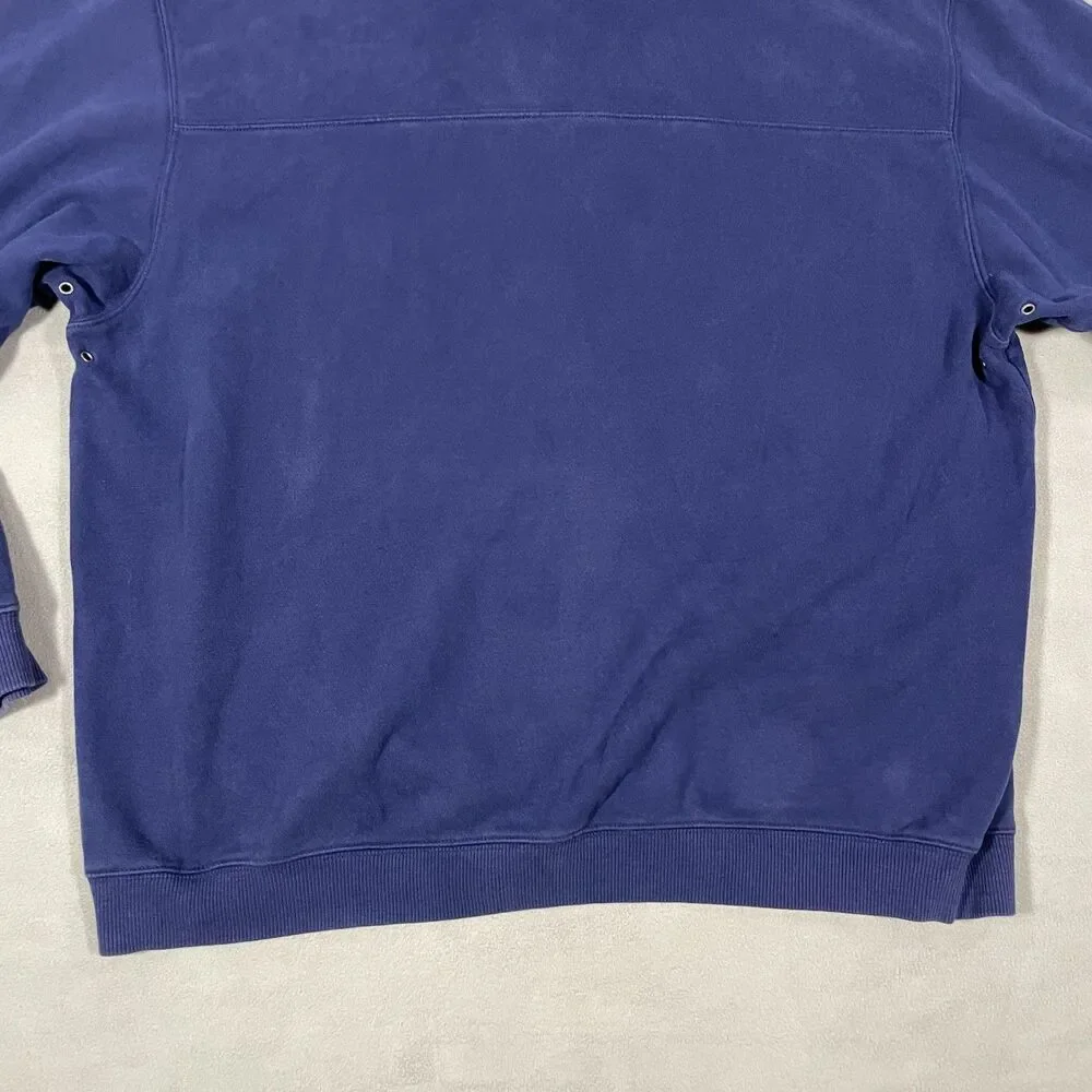 Vintage Y2K Adidas Center Logo Hoodie Men's Size Large Embroidered Pullover